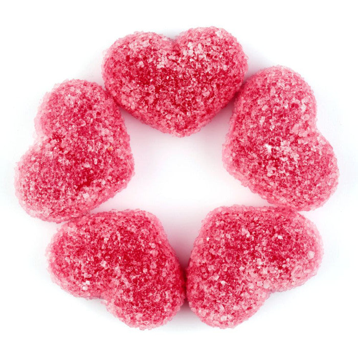 Pink Strawberry Hearts