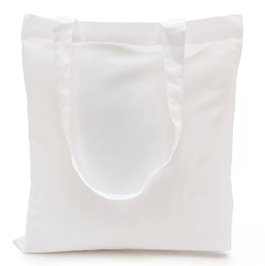 White Linen Tote Bag