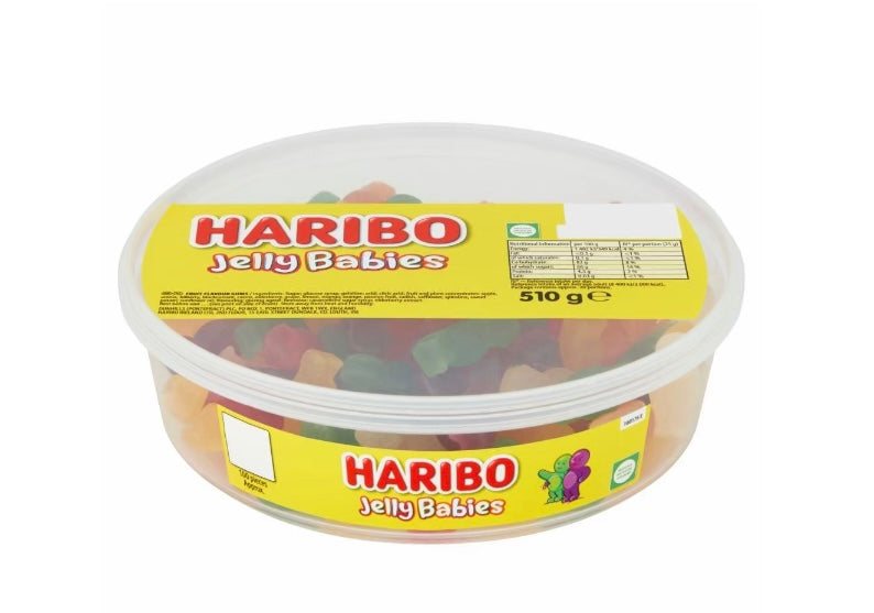 Haribo Jelly Babies Tub 510g