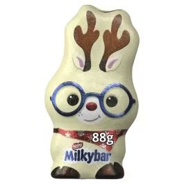 Milky Bar White Chocolate Reindeer 88g Sweet Jar