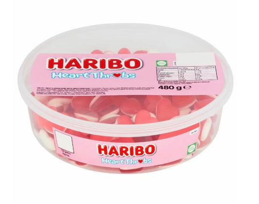 Haribo Heart Throbs Tub 480g