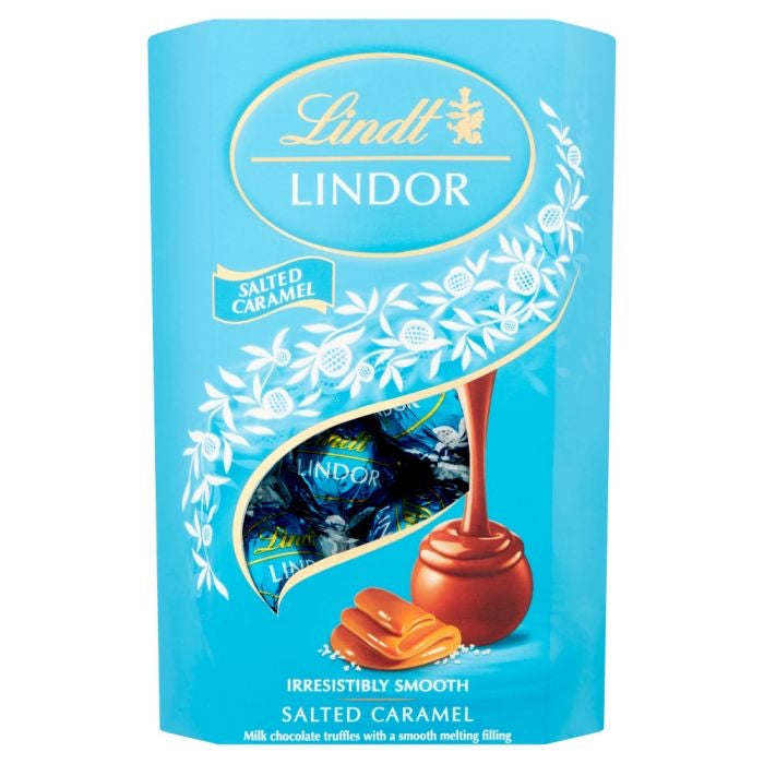 Lindt Lindor Salted Caramel Chocolate Truffles Box 220g