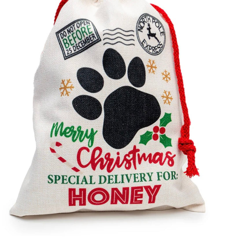 Small Pet Santa Sack