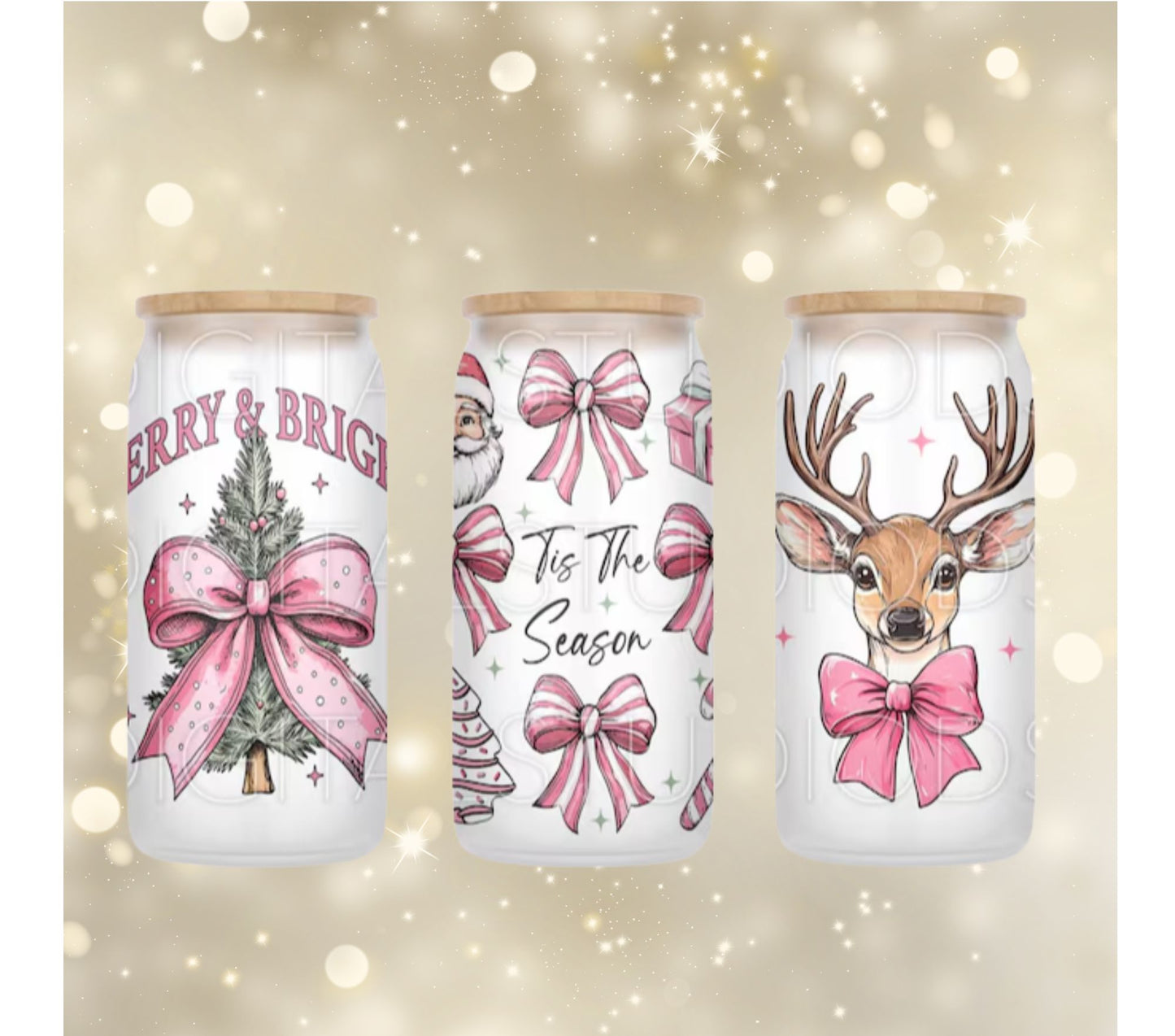 16oz Frosted Libbey Glass