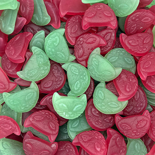 Apple & Raspberry Gummy Cats
