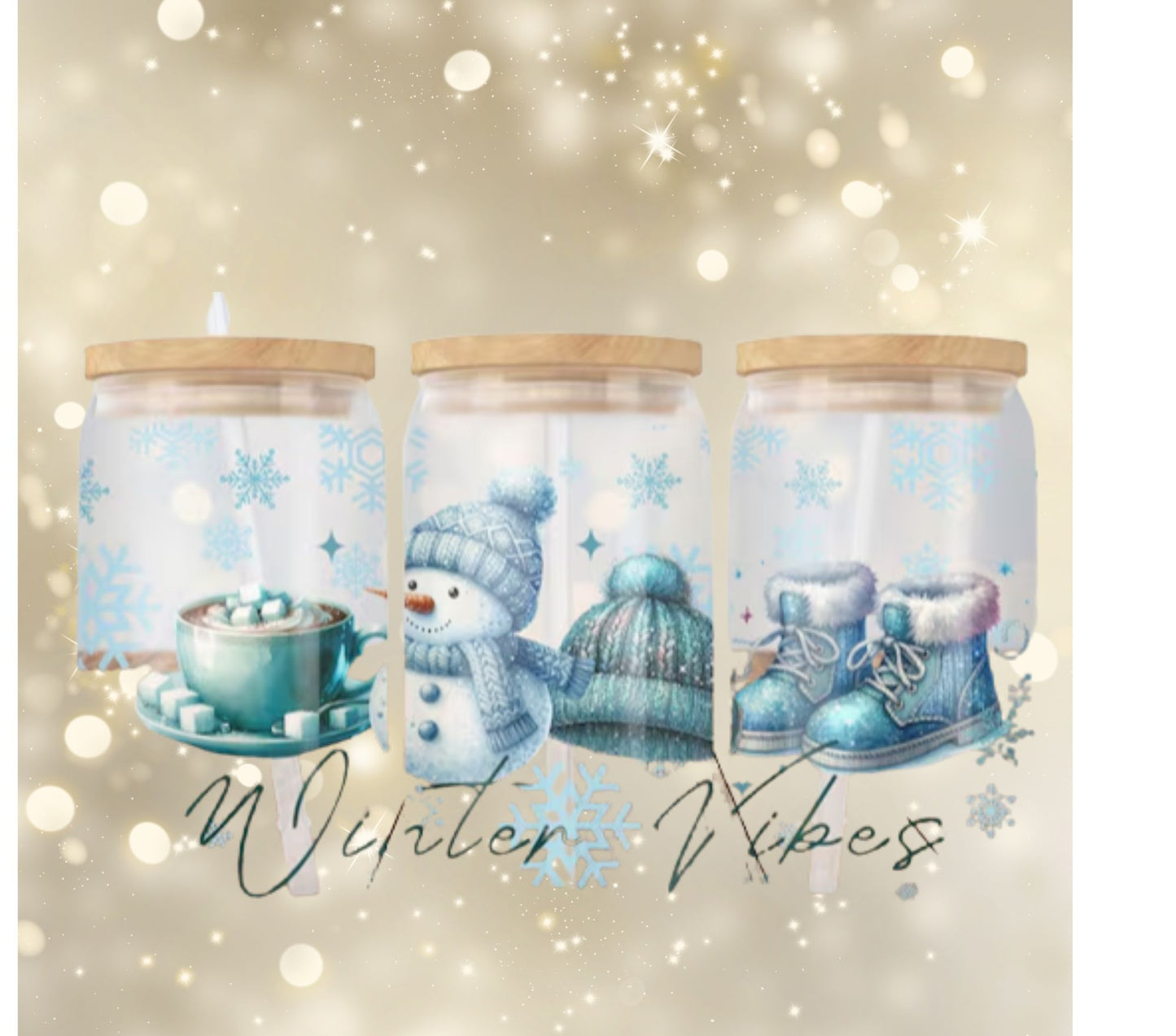 16oz Frosted Libbey Glass