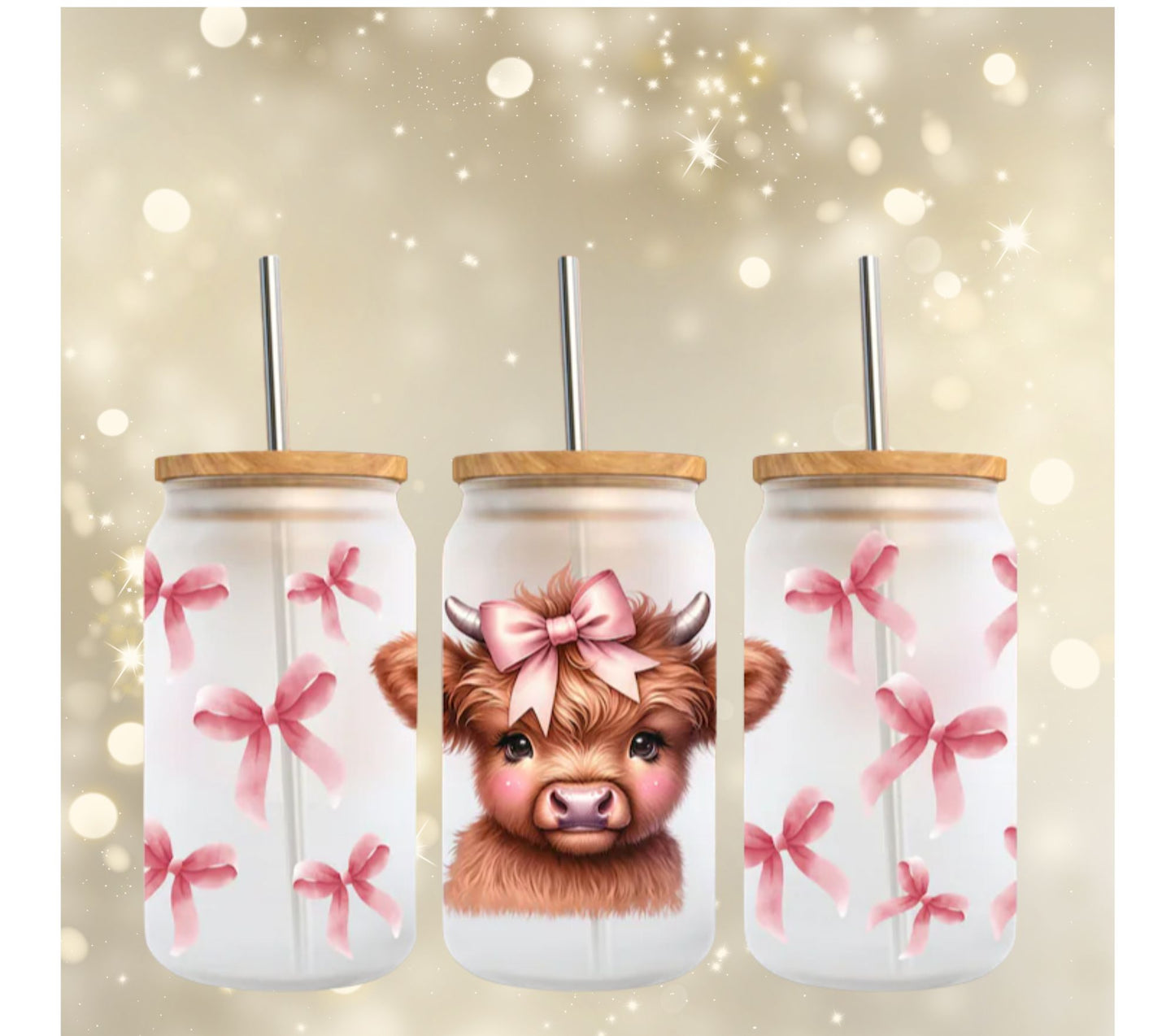 16oz Frosted Libbey Glass