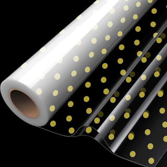 Gold Dots Cellophane