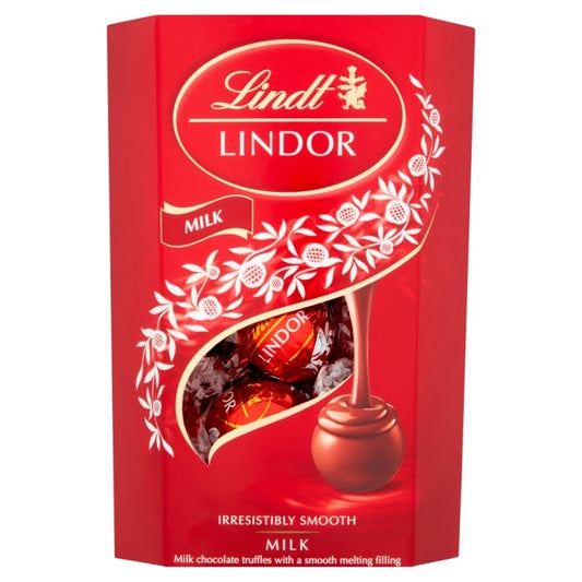 Lindt Milk Chocolate Truffles Box 200g