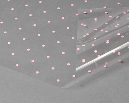 Pink Dots Cellophane