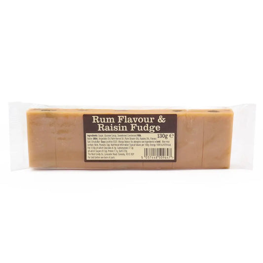 The Real Candy Co - Rum & Raisin Fudge Bar 130g