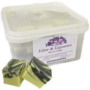 The Fudge Factory Liquorice & Lime Fudge