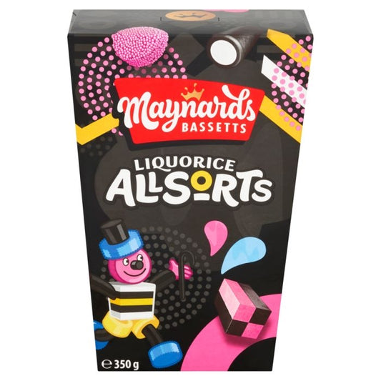 Bassetts Liquorice Allsorts Sweet Carton 350g