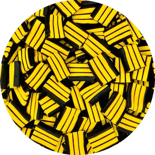 Banana Stripe Liquorice