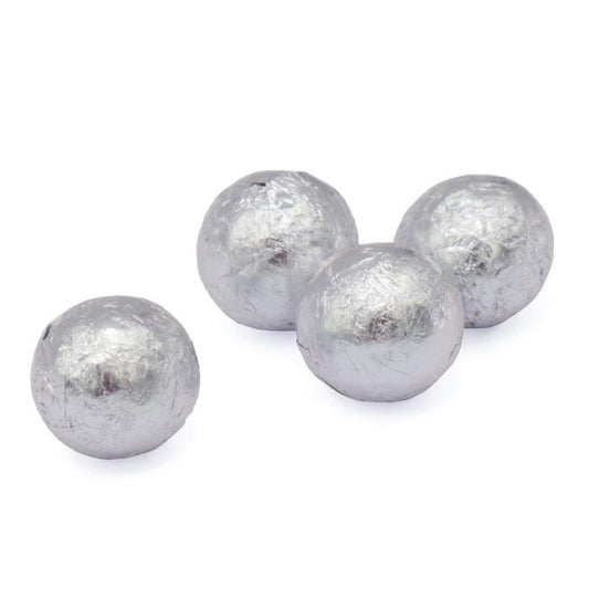 Silver Foiled Milk Chocolate Balls