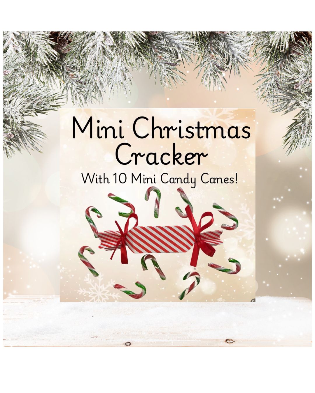 Mini Candy Canes Cracker