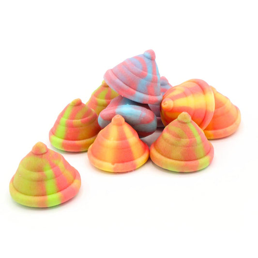 Multicoloured Spinning Tops