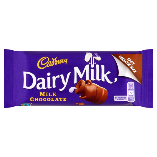 Cadburys Dairy Milk  Milk Chocolate Bar 53g ( Irish )