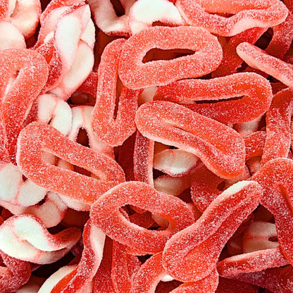 Fizzy Strawberries & Cream Rings