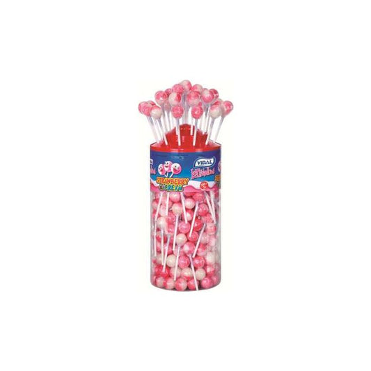 Strawberries & Cream Lollies