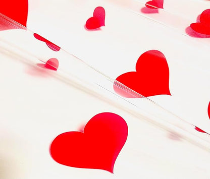Hearts Cellophane
