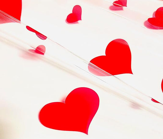 Hearts Cellophane
