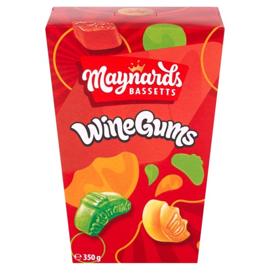 Bassett's Wine Gums Sweets Carton 350g