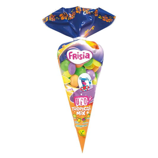 Tropical Flying Saucers Sweet Cone 45g