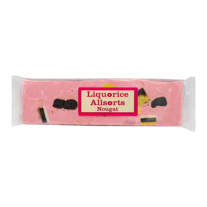 The Real Candy Co - Liquorice Nougat Bar 130g