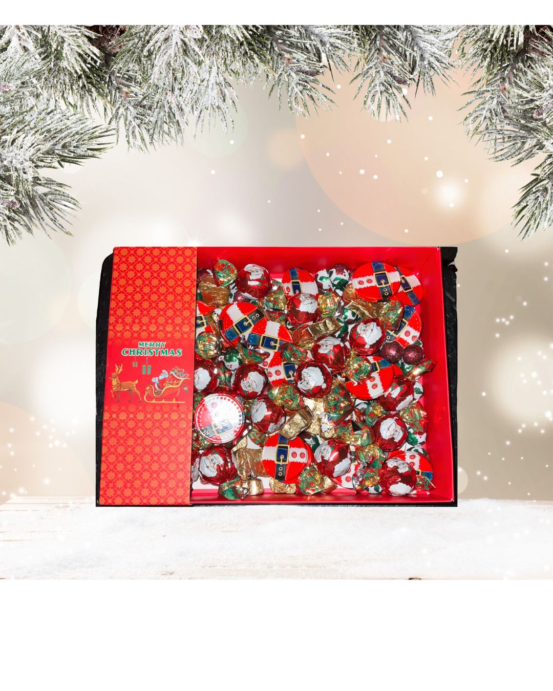 Red Christmas Chocolate Box