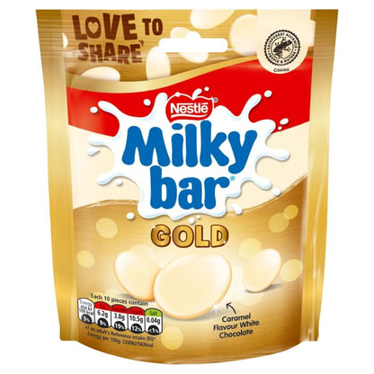 Milkybar Buttons Gold Caramel White Chocolate Sharing Bag 86g