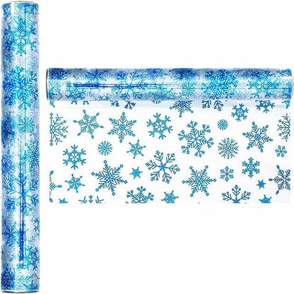 Blue Snowflake Cellophane
