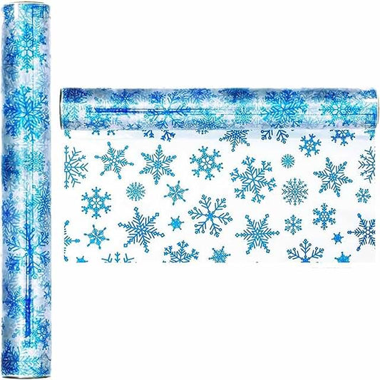 Blue Snowflake Cellophane