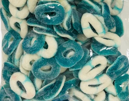 Sour Blue Raspberry Rings