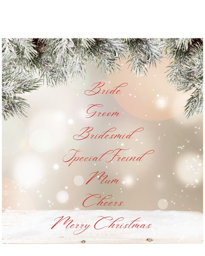 Frosted Champagne Flute