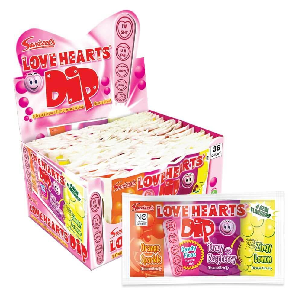 Swizzles Love Heart Sherbet Dip