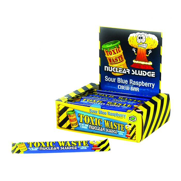 Toxic Waste Blue Raspberry Chew Bars 20g