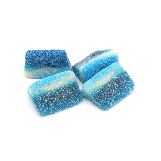 Fizzy Blue Raspberry Slices