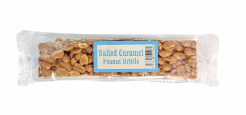 The Real Candy Co - Salted Caramel Peanut Brittle Bar 100g