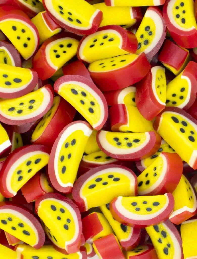Passion Fruit Liquorice Slices