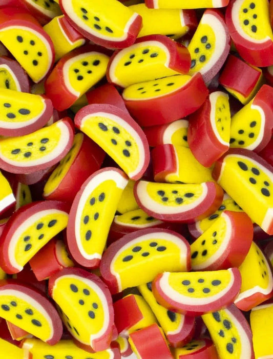 Passion Fruit Liquorice Slices