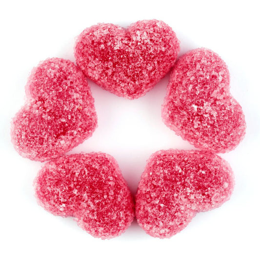 Pink Strawberry Hearts